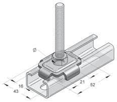 Binari e accessori 35 Tappo di protezione Dati tecnici: Per tipo di binario di montaggio: Profi lo-c 27/18, 35/21, 36/40 Materiale: Sintetico PE Larghezza del profi lato: 27 mm, 35 mm, 36mm Colore: