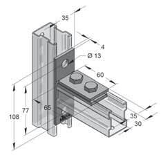 Binari e accessori 35 Piastre frontali 35 02 Piastra frontale 35 verticale Piastra frontale 35 orizzontale Dati tecnici: Larghezza del binario: 35, 36 e Stex 35/20, 35/35, 35/42