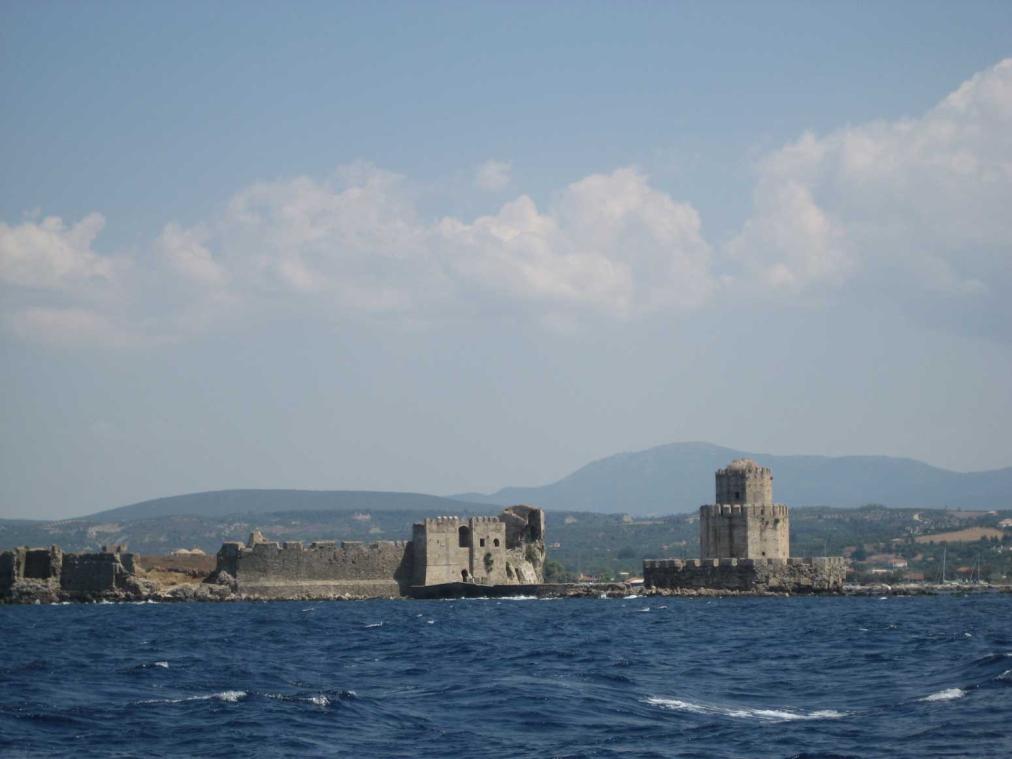 marittimi verso il Medio Oriente. Insieme a Koroni, altra fortezza veneziana e nostro scalo successivo, erano chiamati gli occhi Venezia.