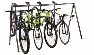 in Lega di Alluminio e ABS N/P Portabiciclette Accessori per Biciclette ad Altezza Regolabile per Biciclette da Strada espositore Pieghevole 