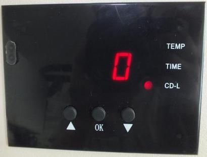 Premere il pulsante Premere il pulsante OK dopo l'impostazione del tempo; Il display indica che la temperatura inizia ad aumentare. "CD-L" mostra il tempo che conteggio durante il trasferimento.