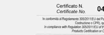 Certificazioni Maniglia d emergenza per serratura ad infilare - EN 179:2008 CERTIFICAZIONE HOT-CIL,