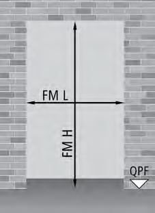Misure d ordinazione Porte multiuso PROGET MISURE D ORDINAZIONE Foro Muro Passaggio telaio Vano da realizzare per applicazione in tunnel Porta ad un anta Vano L = FM L + 70 Vano H = FM H + 35 PROGET