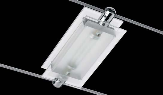 0243 Sorgente alogena con vetro extrachiaro. Lighting source with halogen lamp and extra clear glass.