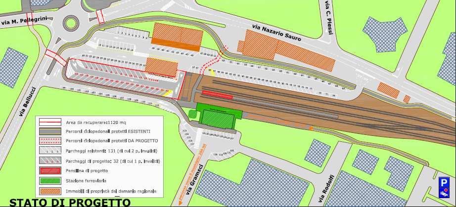 TRASPORTI Azione 8 Migliorare l accesso al trasporto pubblico: la riqualificazione della stazione di Vignola e la realizzazione della linea elettrica -Riqualificare l area della stazione dei treni;