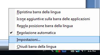 L elenco delle lingue contiene, almeno nella versione italiana di Windows Vista, l italiano e l inglese. È comunque possibile aggiungere altre lingue.