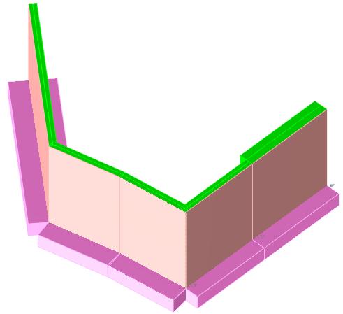 Pertanto, mentre la prima verifica si riferisce alla configurazione relativa alla parete esistente e priva delle forature previste, la seconda verifica si riferisce alla configurazione relativa alla