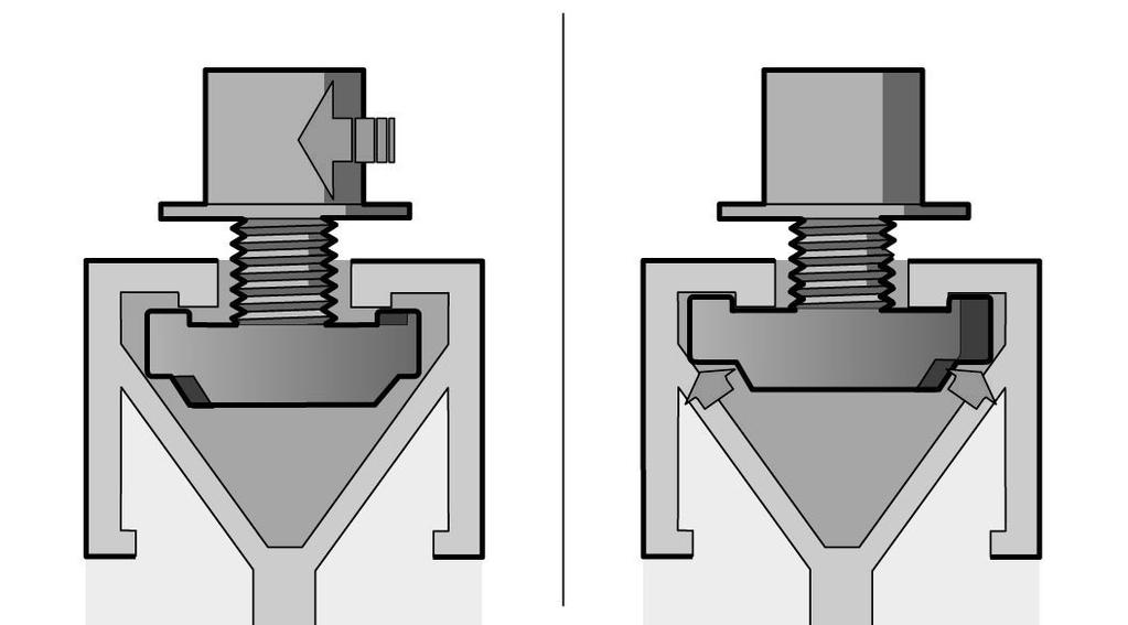 laterale della vite a martell (Figura 46: Avvitament del dad a martell) (Figura 47: Vista laterale del dad a martell) Tab.