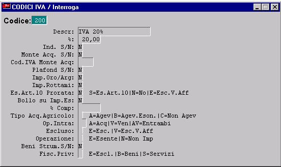 AD HOC WINDOWS COMUNICAZIONE ANNUALE DATI IVA 2011 CODICI IVA Come ben sappiamo, la procedura di elaborazione della Comunicazione Annuale Dati Iva, legge i dati nei Progressivi Iva, è quindi