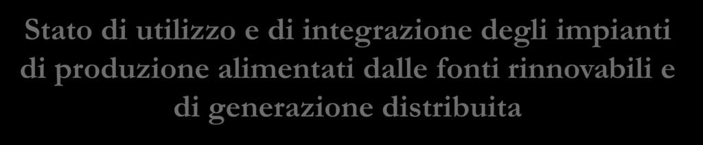 Stato di utilizzo e di integrazione degli impianti di produzione alimentati dalle fonti rinnovabili e di generazione distribuita Genova, 21 novembre 2016 Andrea