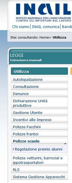 2 Regolazione premio alunni Una volta effettuato l accesso a Punto Cliente con le proprie credenziali, l utente abilitato