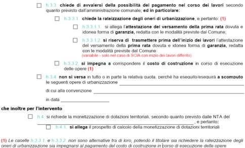 COMUNE DI ROTTOFRENO (PC) Il modulo unificato della Comunicazione di Inizio dei Lavori invece prevede solo l allegazione del prospetto di calcolo del contributo di costruzione, ma non la possibilità