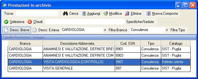 L assegnazione del codice regionale è indispensabile affinchè la definizione personalizzata della prestazione sia accessibile in prescrizione: Anche le esenzioni importate con il