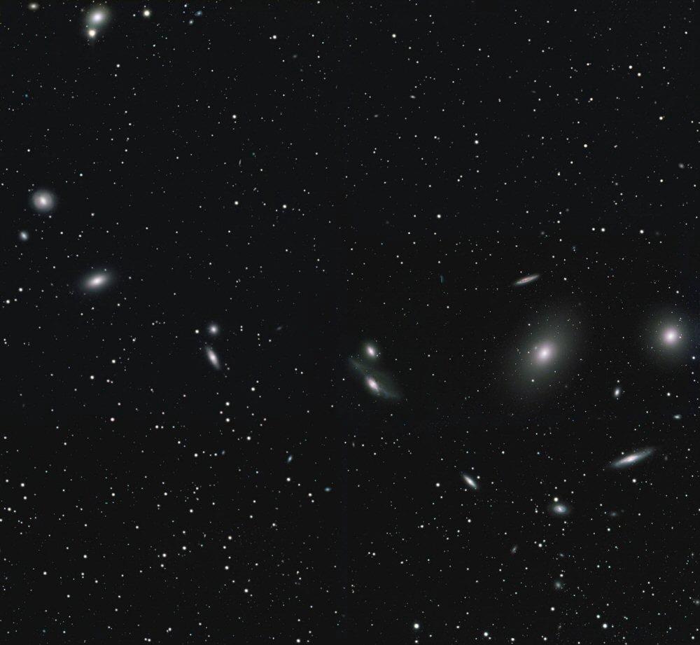 Sistemi Astrofisici: Ammassi di Galassie Una parte dell ammasso della Vergine La maggioranza delle