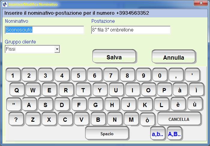 - Visualizzare gli SMS