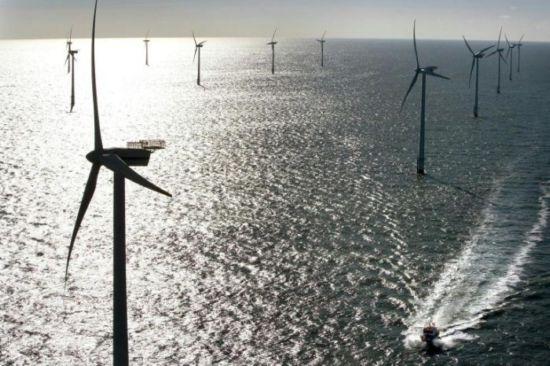turbine varie Impianto off-shore di Horns rev (Jutland, Danimarca): 80 turbine da