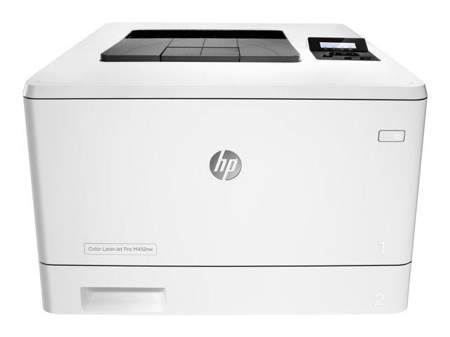 HP LJ Pro Color M452nw(CF388A#B19) HP Color LaserJet Pro M452nw - Stampante - colore - laser - A4/Legal - 38.400 x 600 dpi - fino a 27 ppm (mono) / fino a 27 ppm (colore) - capacità 300 fogli - USB 2.