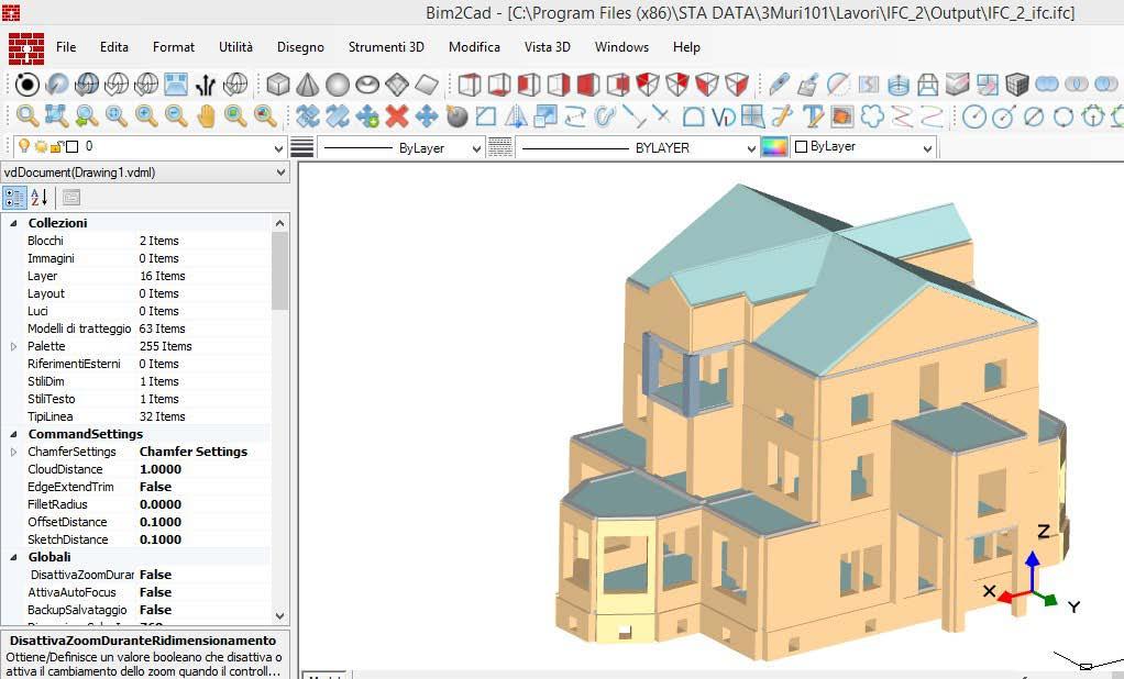 66 BIM Il software per le murature Passaggio dal modello strutturale al