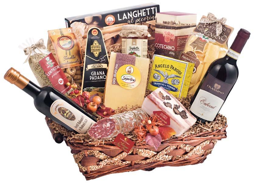 Viaggi del Gusto Esclusiva Cassetta Regalo Lambrusco Grasparossa DOC Villa Cialdini 75 cl Cleto Chiarli Funghi Porcini Secchi 20 g Giuliano Tartufi Specialità