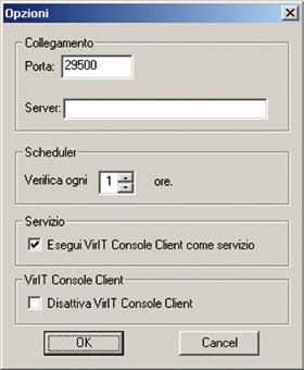IT Explorer-PRO in una rete aziendale LAN. È costituito da due componenti: a) Vir.IT Console Server - b) Vir.