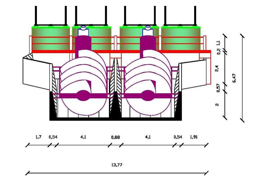 Figura 4: Sezioni scivolo.