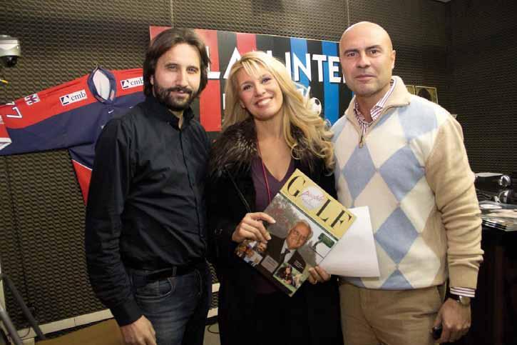 Lapo De Carlo direttore responsabile Radio Milan Inter, Maria Teresa Ruta, giornalista, conduttrice