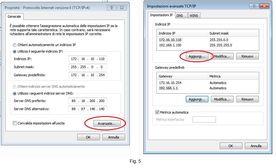 Nel caso l indirizzo di rete del vostro PC sia impostato nella classe 192.168.1.XXX non dovrete fare altro che uscire e tornare al desktop di Windows.