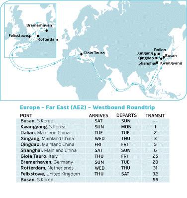 Come era prima, come è attualmente Fonte: http://www.maerskline.com Fonte: elaborazione su dati Maersk Fonte: Cionini S.