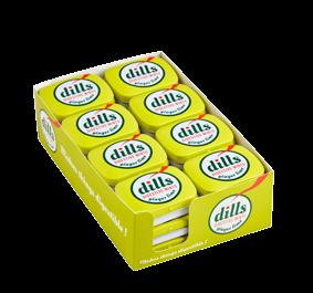 DILL 001 DIGESTIVE MINTS ORIGINAL mentine digestive e rinfrescanti 15 gr (6,5 x 5,25 x h 1 cm)