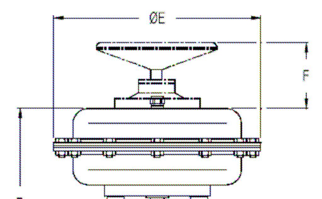 COEFFICIENTI DI PORTATA MISURE DN15 DN20 DN25 DN32 DN40 DN50 DN65 DN80 DN100 DN125 DN150 DN200 KV 3,8 5,1 9,4 15,4 22,2 40,1 63,4 89,7 136,7 - - - CORSA DELL ATTUATORE IN mm MISURE DN15 DN20 DN25