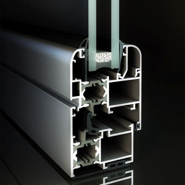 INFISSI A TAGLIO TERMICO Profilati alluminio a taglio termico per la produzione su misura di finestre e portefinestre a una o più ante con possibilità opzionale di apertura a ribalta o a vasistas.