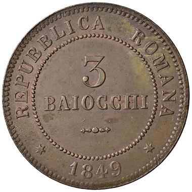Tre Baiocchi 1849 PAG.