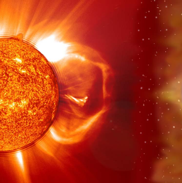 Il sole: una enorme forza distruttiva Il