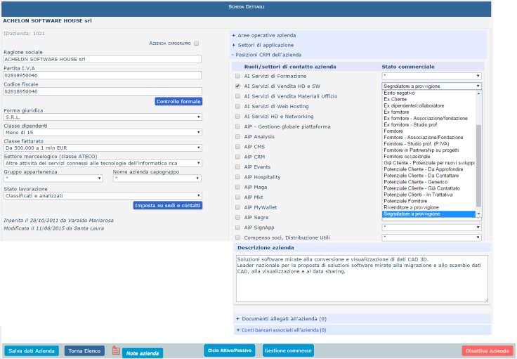 AiP gestione commessa 1/3 Accesso alle commesse in cui