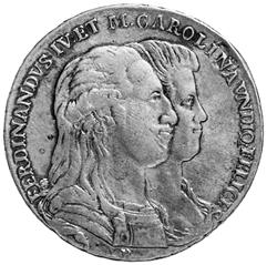 Piastra 1791 - Busti accollati a d.