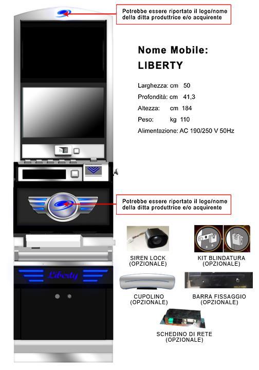 Apparecchio con cabinet alternativo Liberty