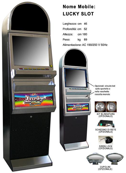 Apparecchio con cabinet alternativo LUCKY SLOT