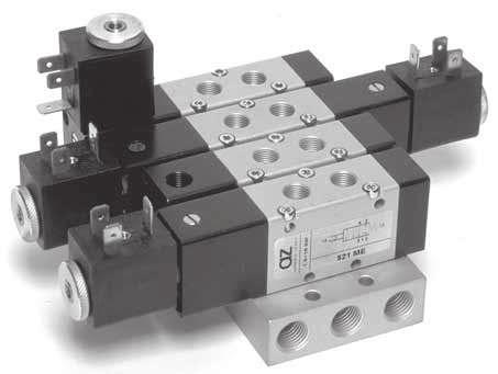 /4 spool valves Sottobasi a posti fissi per valvole a spola /8 e /4