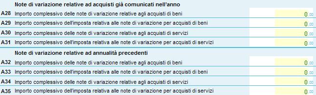 delle note di variazione del periodo sia sottratto direttamente dalle relative fatture trasmesse all Agenzia