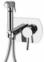 M I N I M A L N 20 Miscelatore monocomando per bidet, con aeratore direzionabile e scarico. Single-lever bidet mixer with adjustable aerator and pop-up waste. N 21 Come N 20, senza scarico.