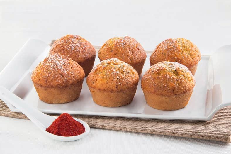 Muffin carote e zafferano INGRINTI 200 g carote grattugiate