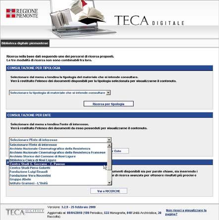 31   Ricerca per ente