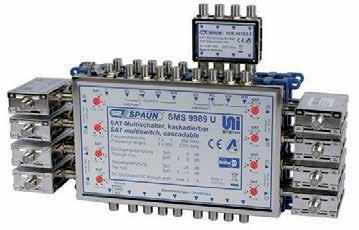 .. 862 MHz Commando di commutazione DiSEqC Consumo Temperatura ambiente ammessa Dimensioni LxAxP 3 db 3 db Option 20 ma -20 C.