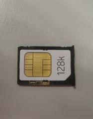 Inserimento SIM card Per inserire la SIM card nel modulo EXP: 1.
