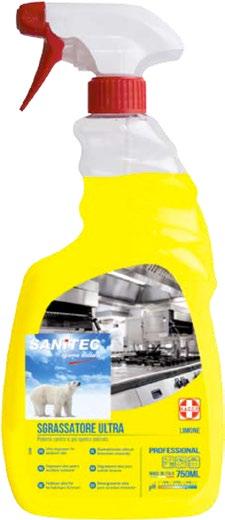 Detergente universale profumato concentrato ammoniacale a schiuma controllata.