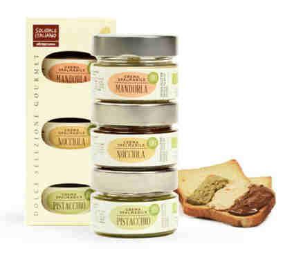 Dolce selezione gourmet - Bio Nuova ricetta Ancora piùcremosa Codice: 961 Peso: 3x100 g Prezzo consigliato al pubblico (IVA 10% inclusa) Minimo: 12,90 Massimo: 15,50 Confezione: 12 pz Settore: S1