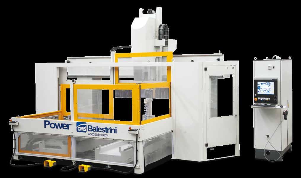 Cupola copertura e aspirazione polveri Upper cover for dust extraction CMS Balestrini devotes utmost care for the absolutely SAFE operation of its machinery.
