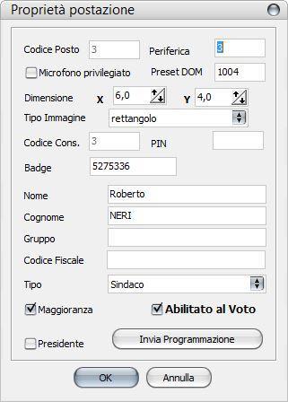 Dopo avere acceso l Unità Centrale selezionare la funzione, scegliere l ID iniziale dall apposita maschera, cliccare OK e procedere all indirizzamento secondo le modalità del sistema microfonico