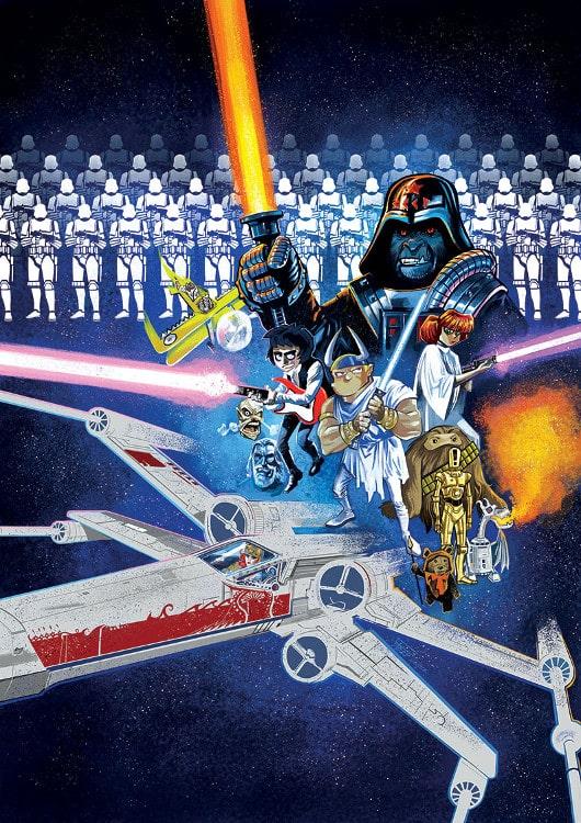 I personaggi di It Comics sono, inoltre, protagonisti di uno dei due manifesti della fiera, disegnato da Fabiano Ambu per omaggiare i 40 anni di Star Wars.