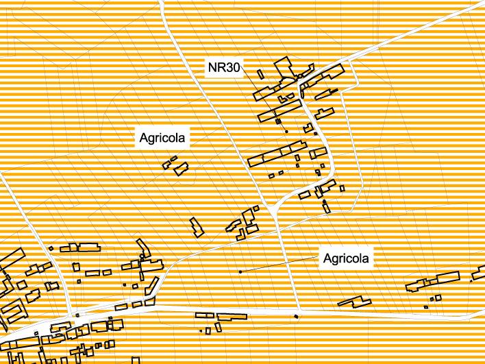 apportate all area NR30 e alla aree agricole limitrofe non determinano l